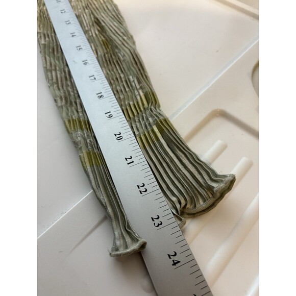 Vintage Jeanne Marc Designer Gown Dress 4/6 Accordion Pleated Art Deco Ethereal - Picture 6 of 16